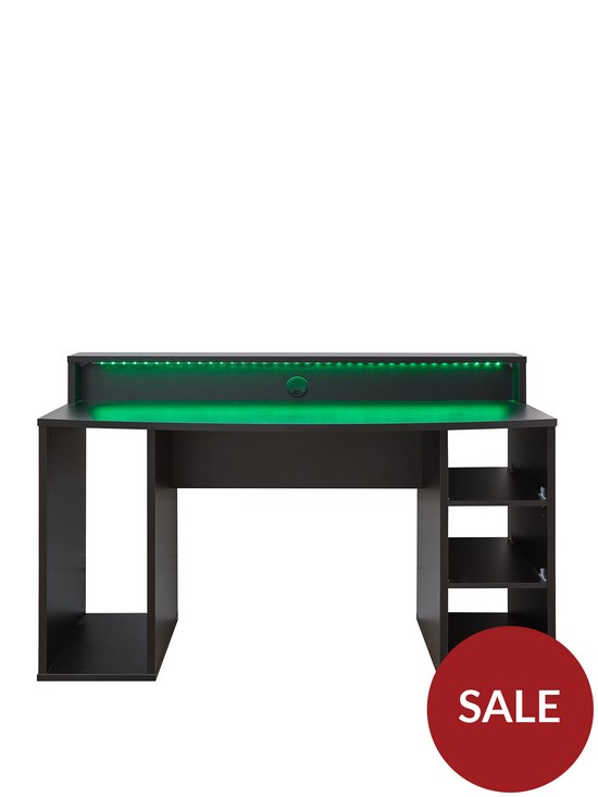stillFront image of very-home-ayo-compact-gaming-desk-with-colour-changing-leds