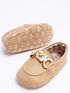  image of river-island-baby-baby-boys-pu-loafers-beige