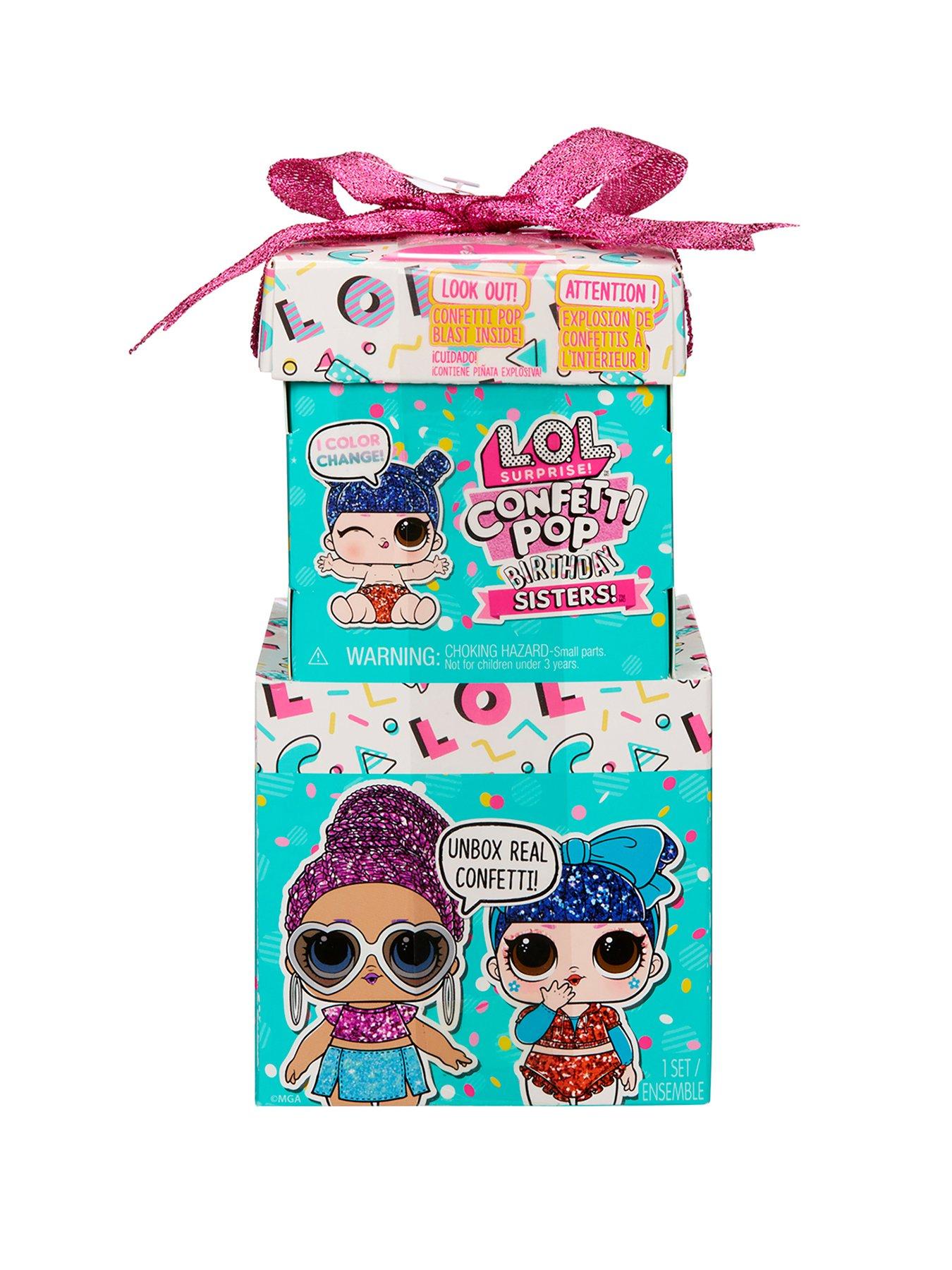 LOL Surprise! Confetti Pop Birthday Doll with 8 Surprises - Great Gift for  Girls Age 4+