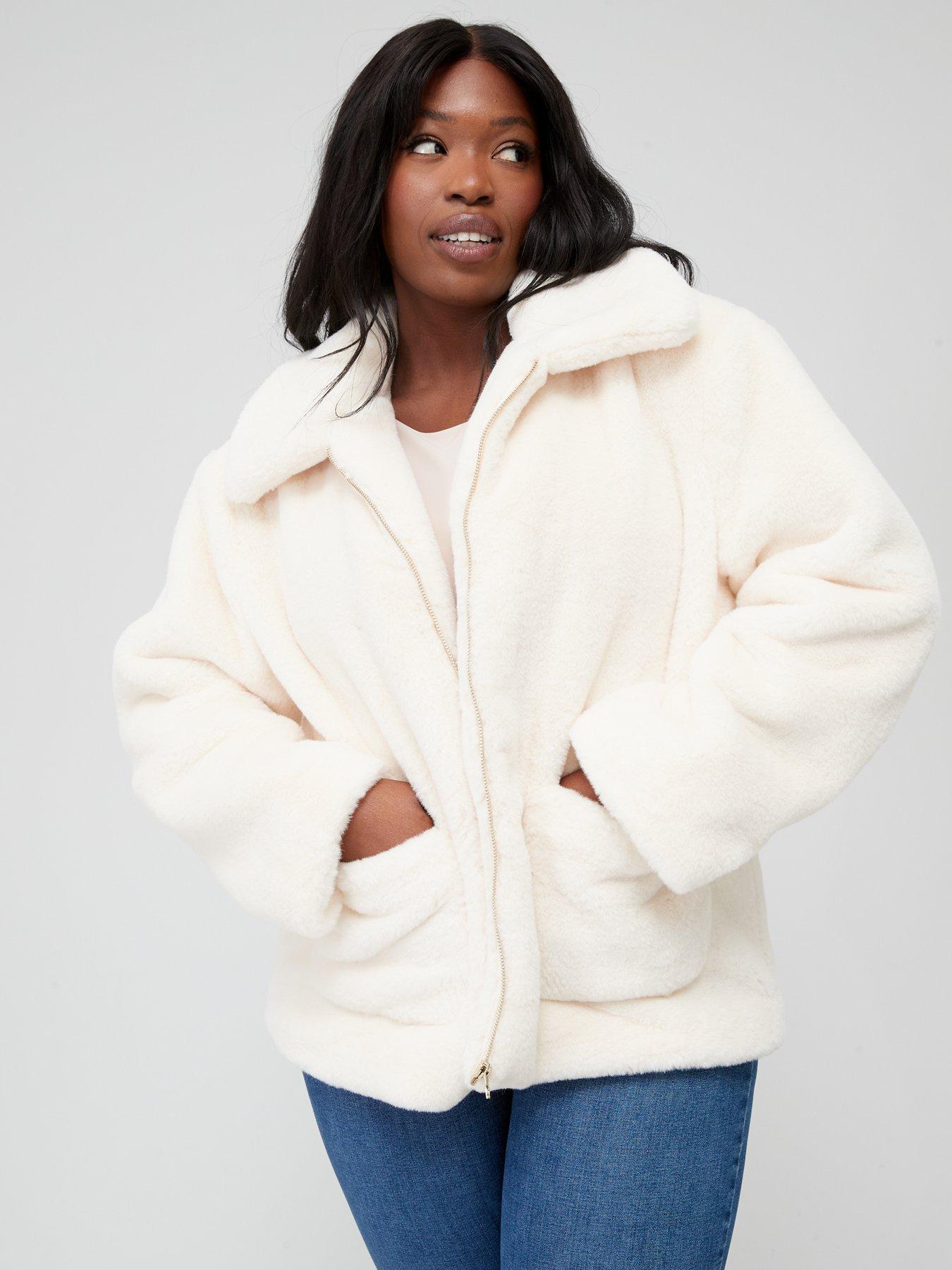 Womens plus size coats cheap on clearance