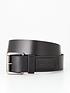  image of superdry-badgeman-leather-belt-black