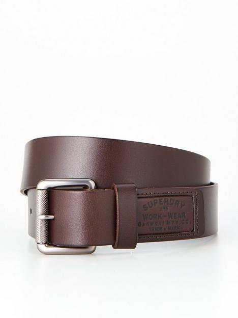 superdry-badgeman-leather-belt-dark-brown