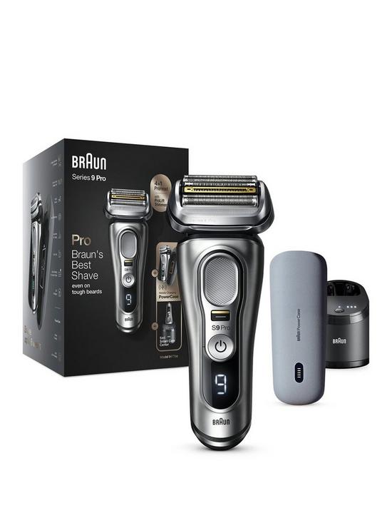 front image of braun-series-9-shaver-9477cc-including-charging-case