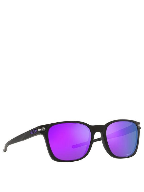 front image of oakley-ojector-prizm-violet-sunglasses
