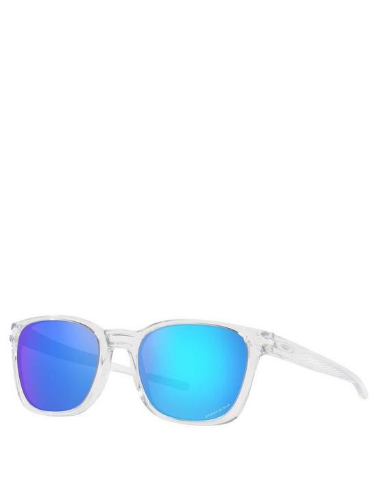 front image of oakley-ojector-prizm-sapphire-sunglasses