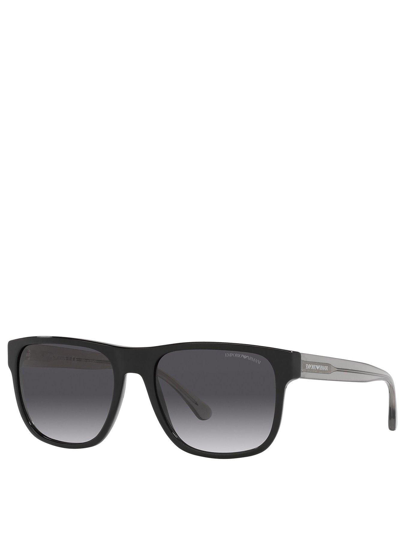 Emporio Armani 0EA4163 Rectangle Sunglasses - Grey