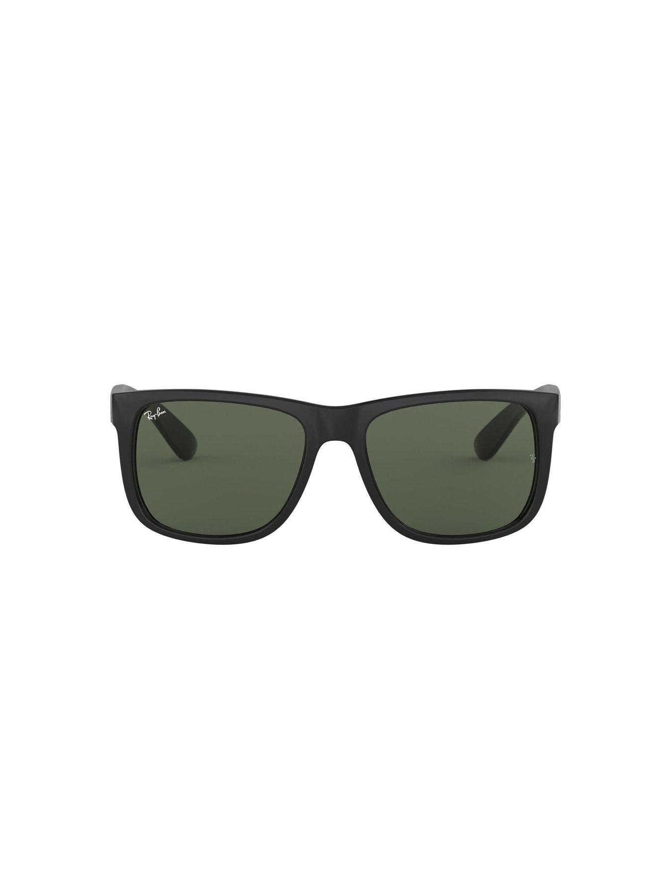  image of ray-ban-0rb4165-justin-square-sunglasses-black