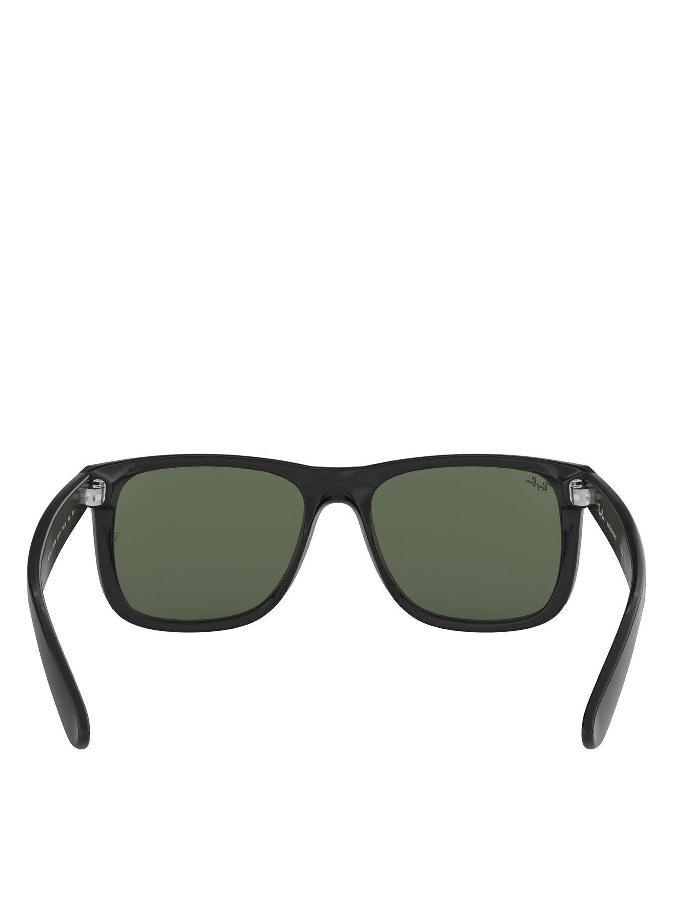  image of ray-ban-0rb4165-justin-square-sunglasses-black
