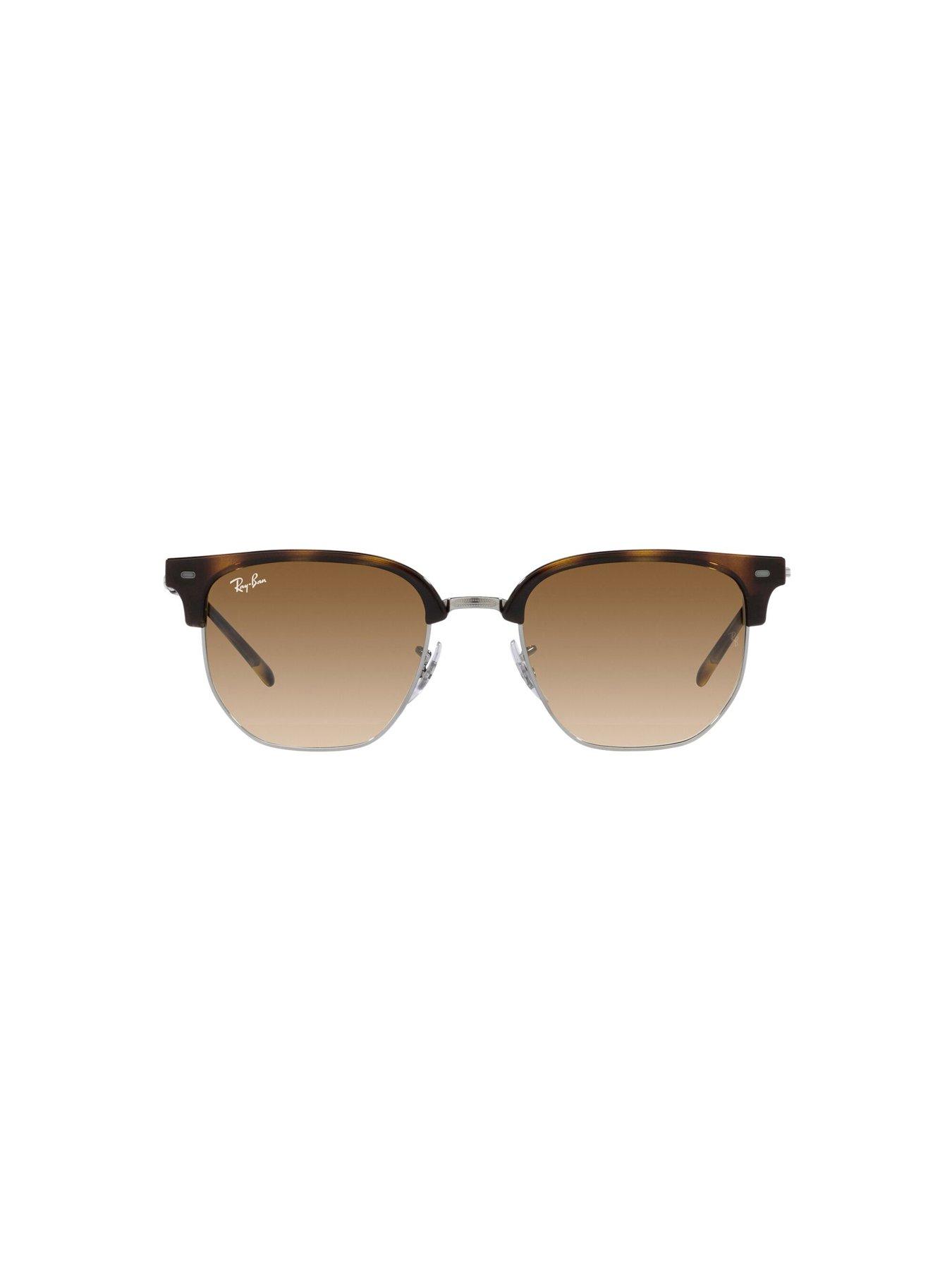  image of ray-ban-new-clubmaster-sunglasses-brown