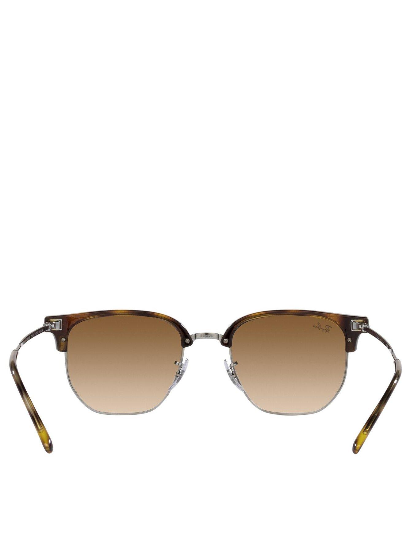  image of ray-ban-new-clubmaster-sunglasses-brown