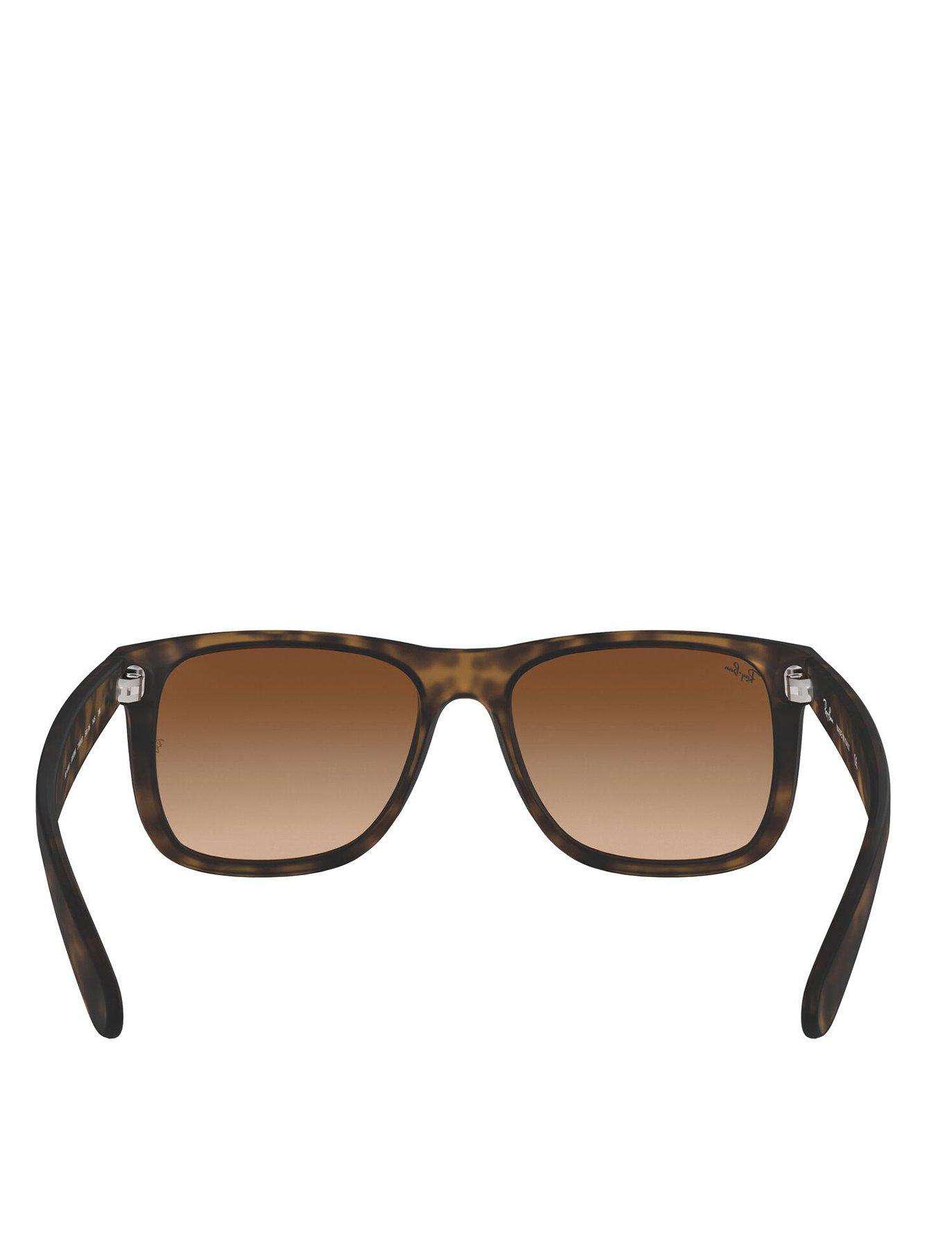 Image 3 of 4 of Ray-Ban Justin 0Rb4165 Square Sunglasses - Havana
