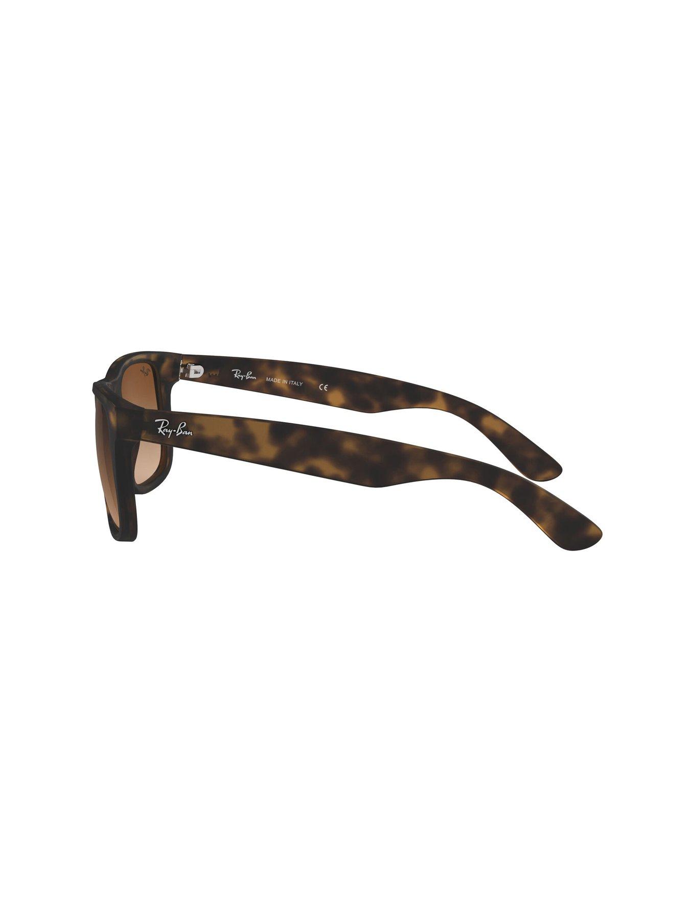 Image 4 of 4 of Ray-Ban Justin 0Rb4165 Square Sunglasses - Havana