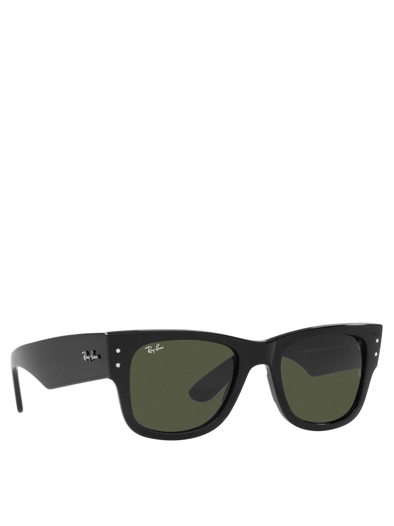 undefined Mega Wayfarer Sunglasses - Black
