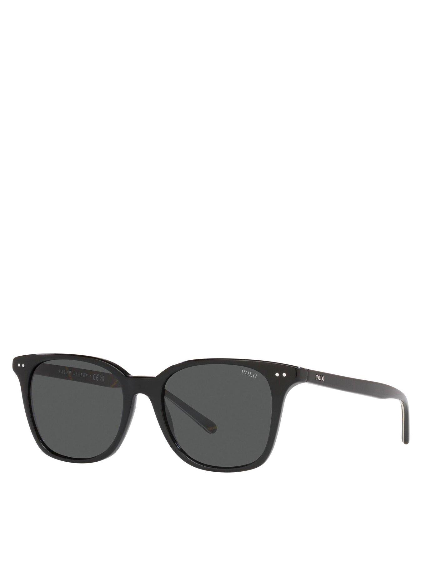  image of polo-ralph-lauren-square-sunglasses-brown
