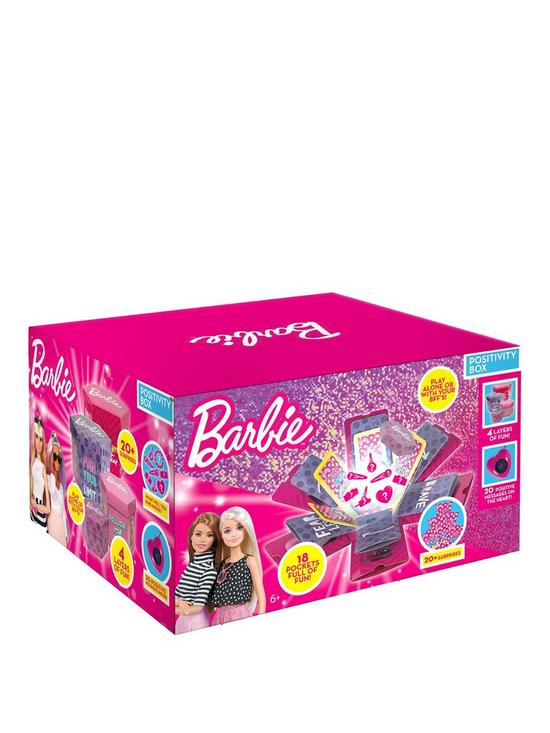 front image of barbie-you-can-be-anything-positivity-box