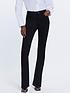  image of river-island-amelie-mid-rise-flare-jeans-black