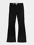  image of river-island-amelie-mid-rise-flare-jeans-black
