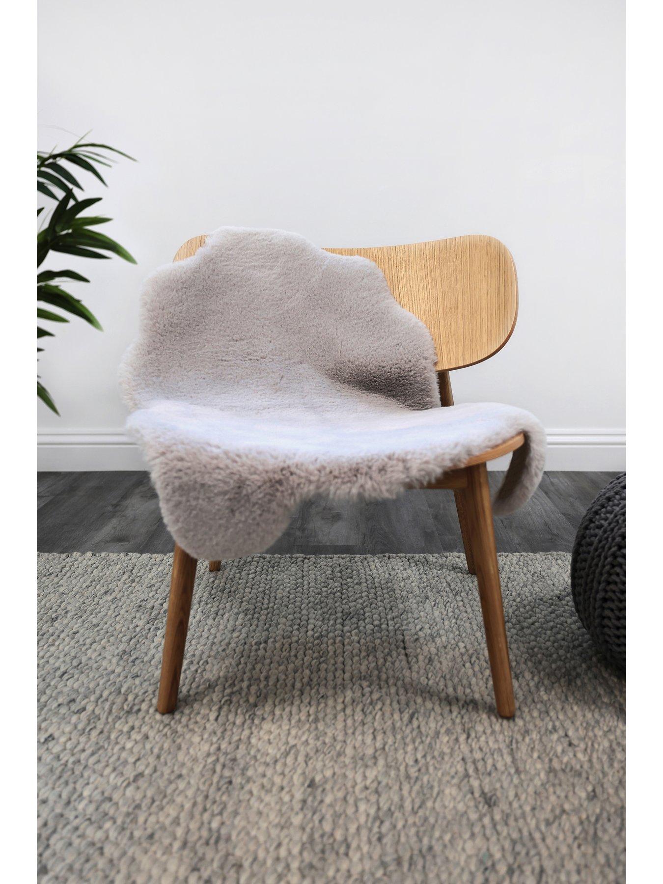  image of very-home-luxury-faux-fur-rug-single