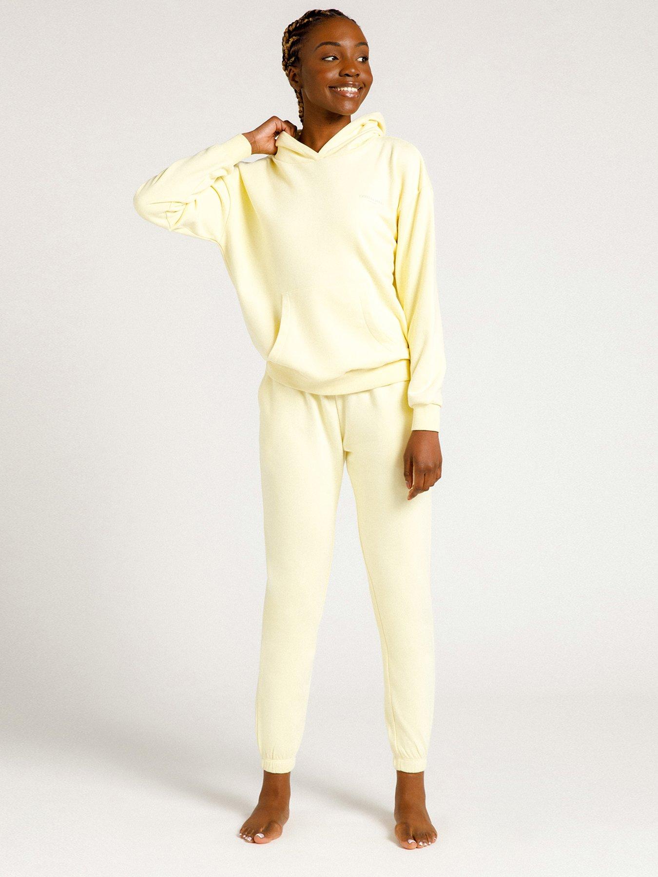 CHELSEA PEERS Lounge Joggers Yellow Lemon littlewoods