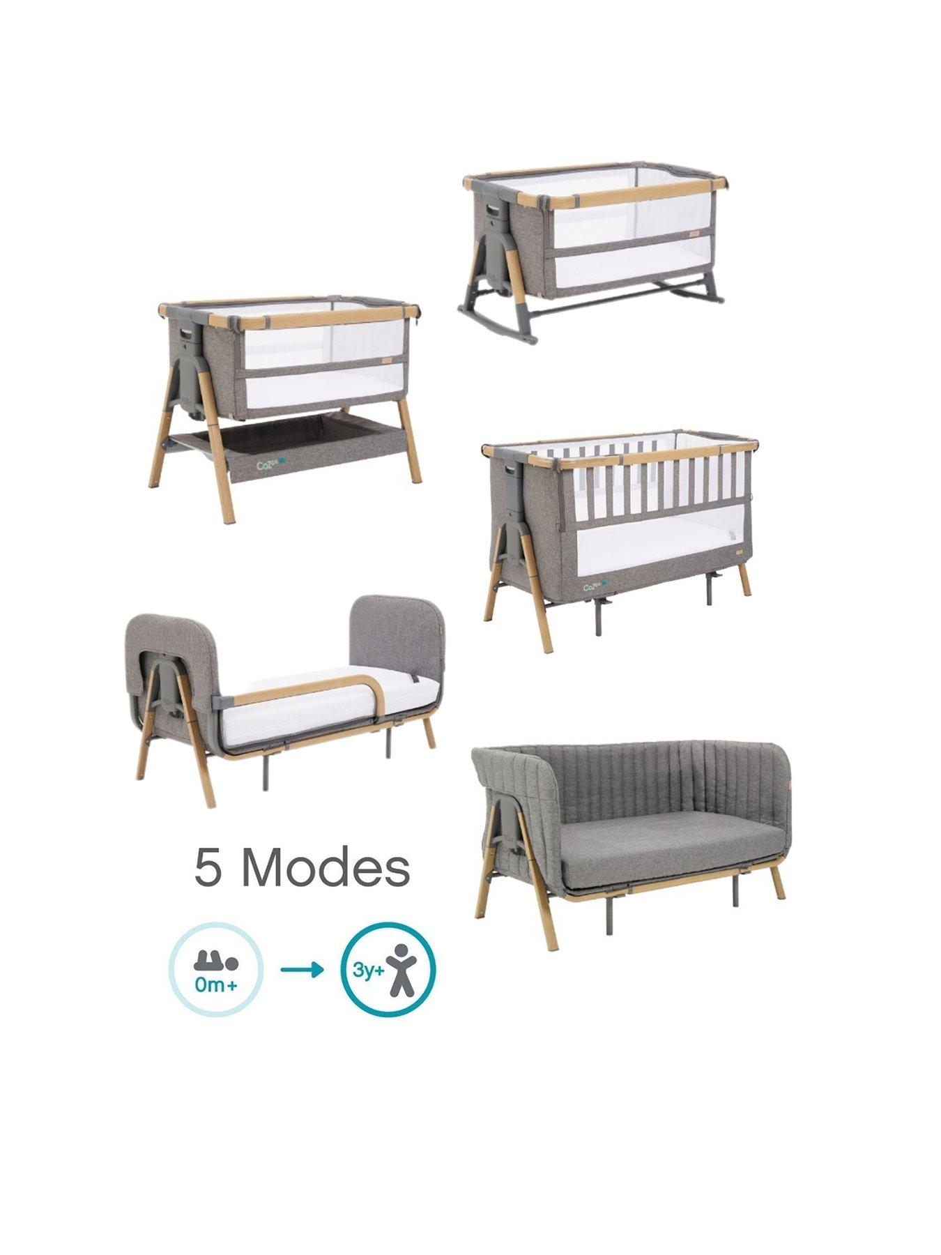 Image 3 of 7 of Tutti Bambini CoZee XL - Complete Birth to 4+ Years Sleep&nbsp;Package - Oak/Charcoal