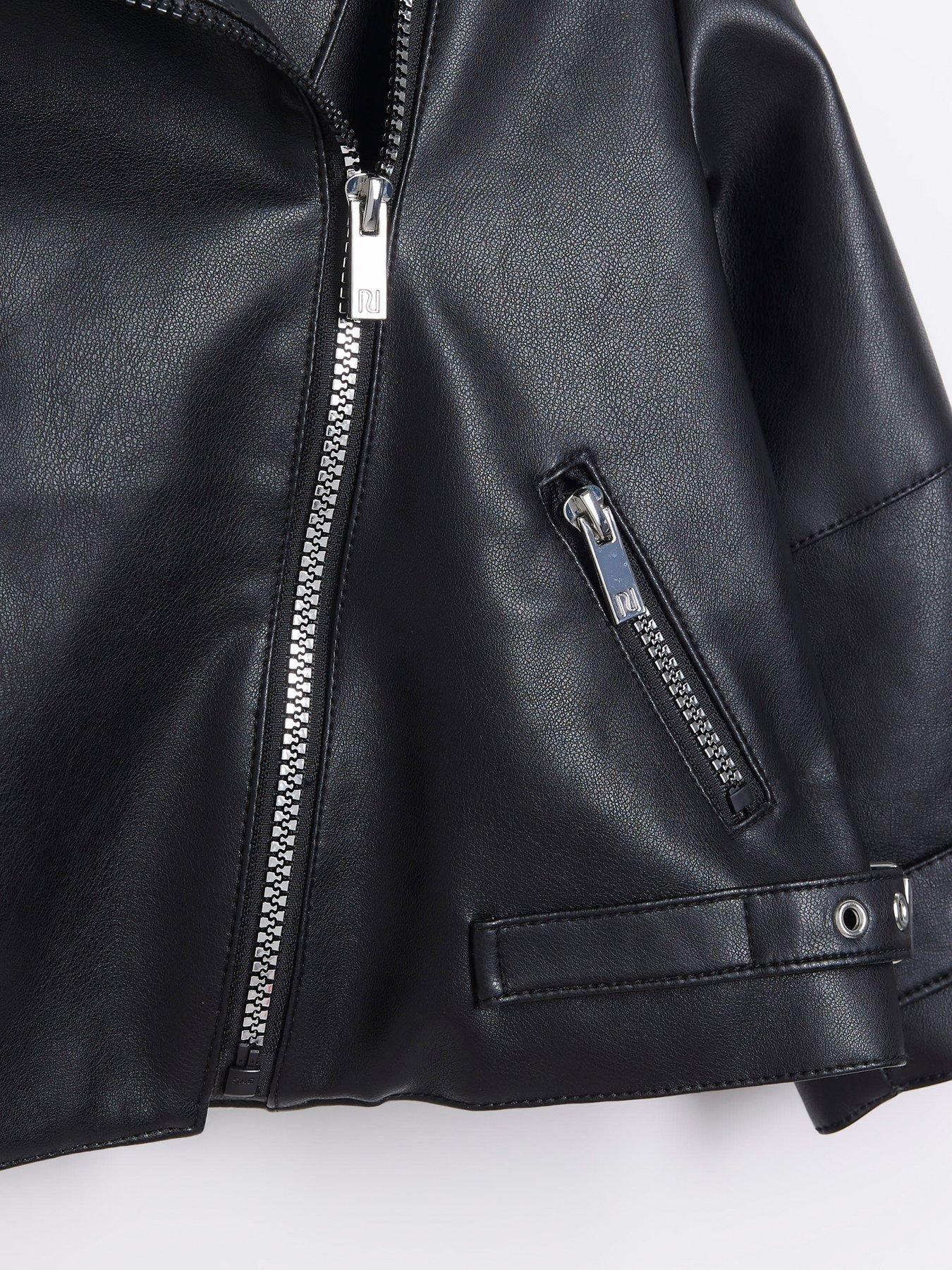 River island mini hot sale leather jacket