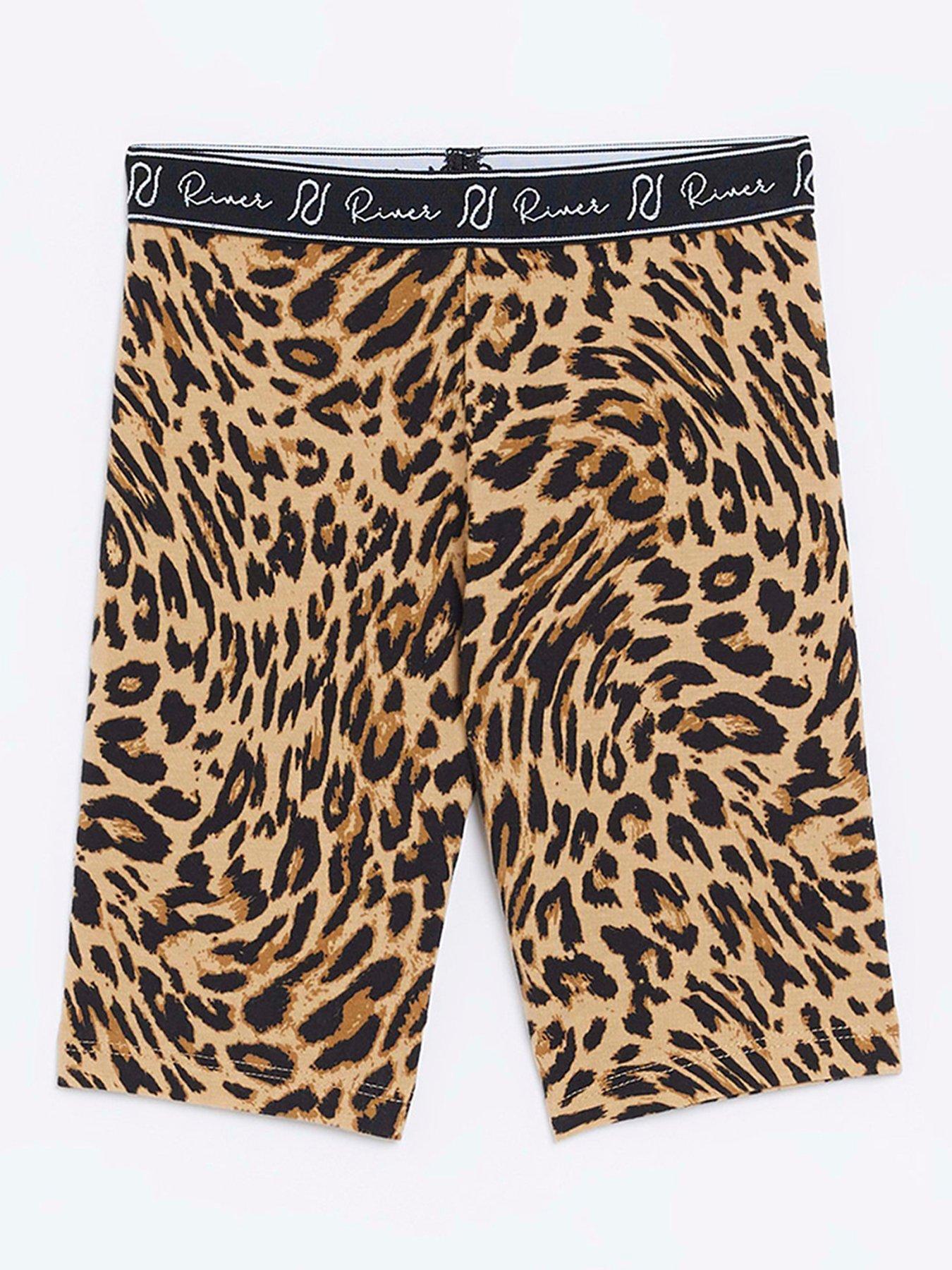 leopard print shorts river island