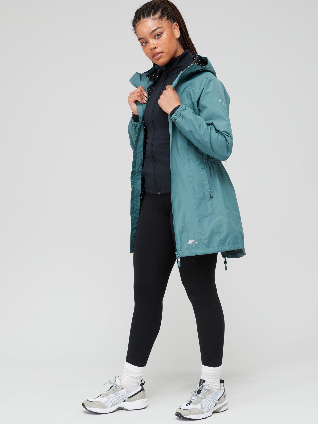 Image 3 of 7 of Trespass Womens Trespass Daytrip Waterproof Jacket - Spruce Green