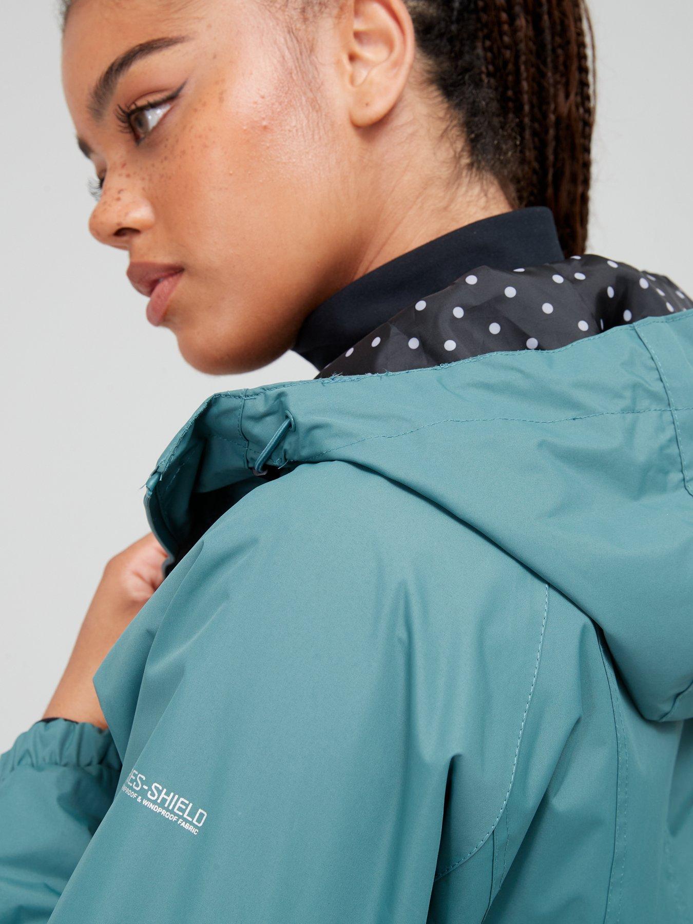 Image 6 of 7 of Trespass Womens Trespass Daytrip Waterproof Jacket - Spruce Green