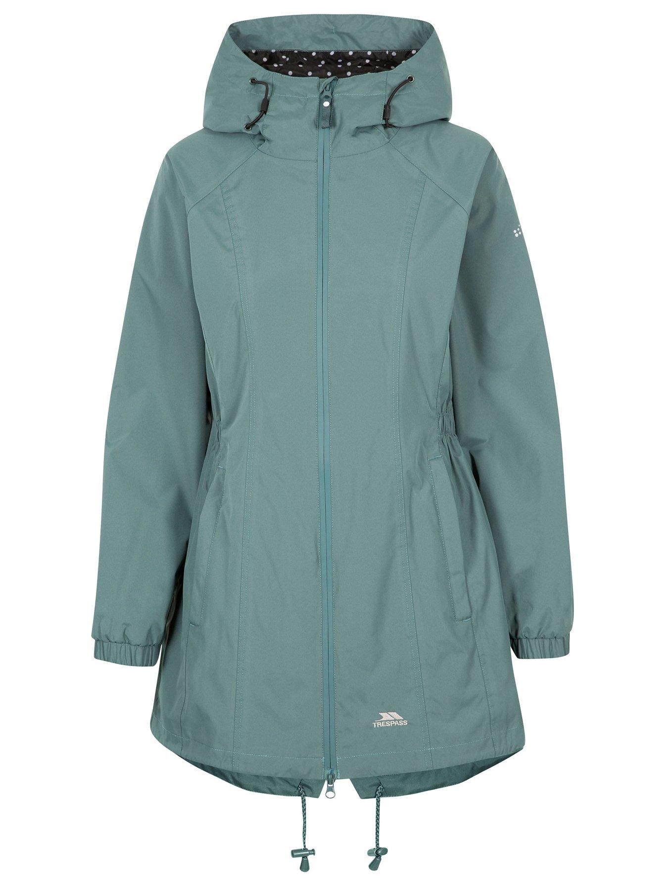 Image 7 of 7 of Trespass Womens Trespass Daytrip Waterproof Jacket - Spruce Green
