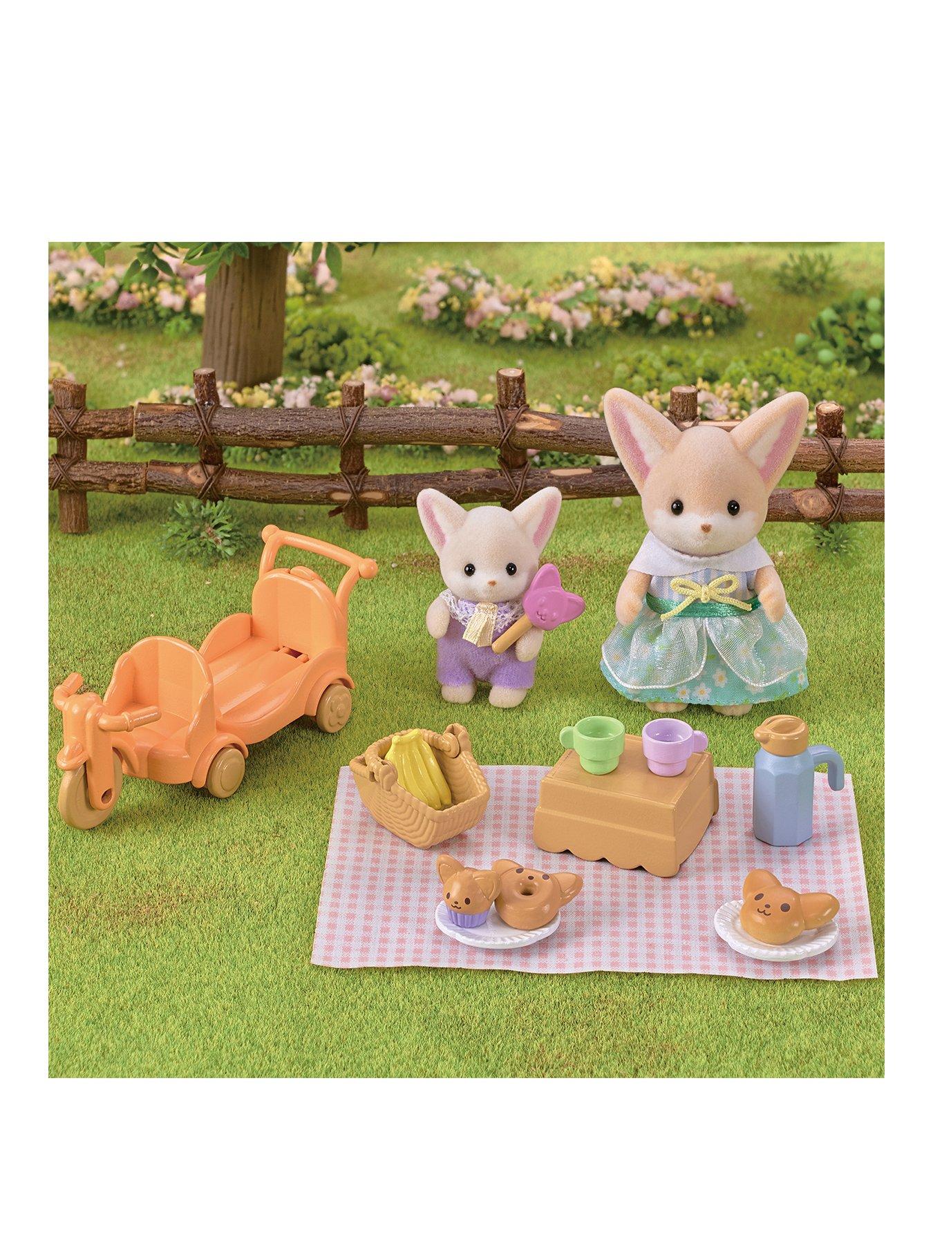 Used] SCHOOL FIELD TRIP SET S-07 Epoch Retired Sylvanian Families Calico  Critters