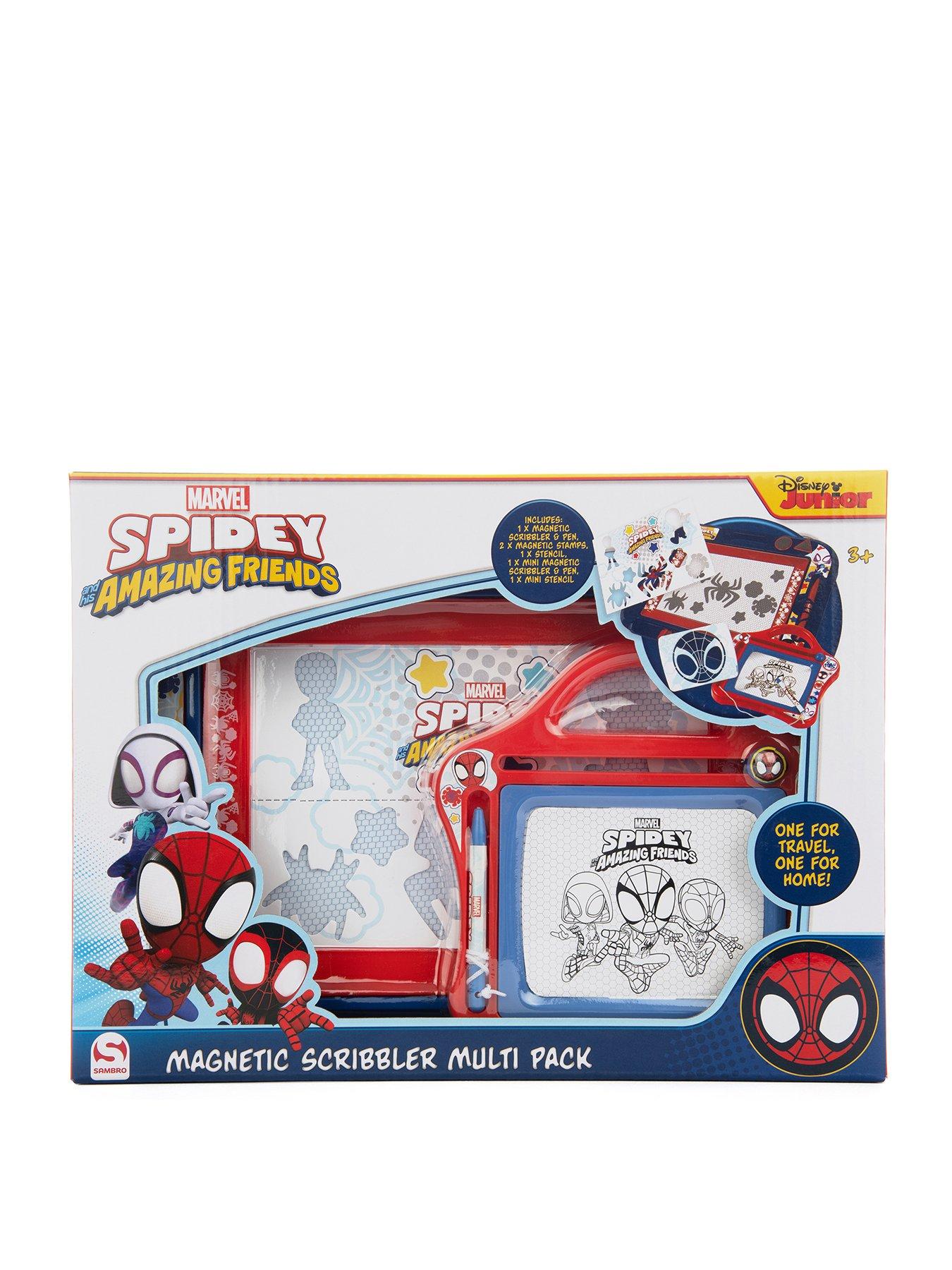 Spidey and His Amazing Friends Hero Reveal 2-Pack, 4-Inch Marvel Action  Figures Mask-Flip Feature, Spidey and Trace-E, Kids Easter Basket Stuffers  or