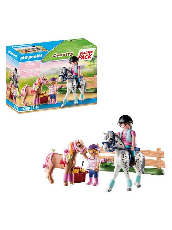front image of playmobil-71259-country-horse-farm-starter-pack