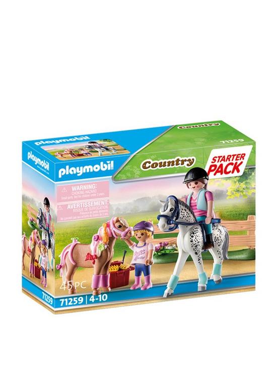 stillFront image of playmobil-71259-country-horse-farm-starter-pack