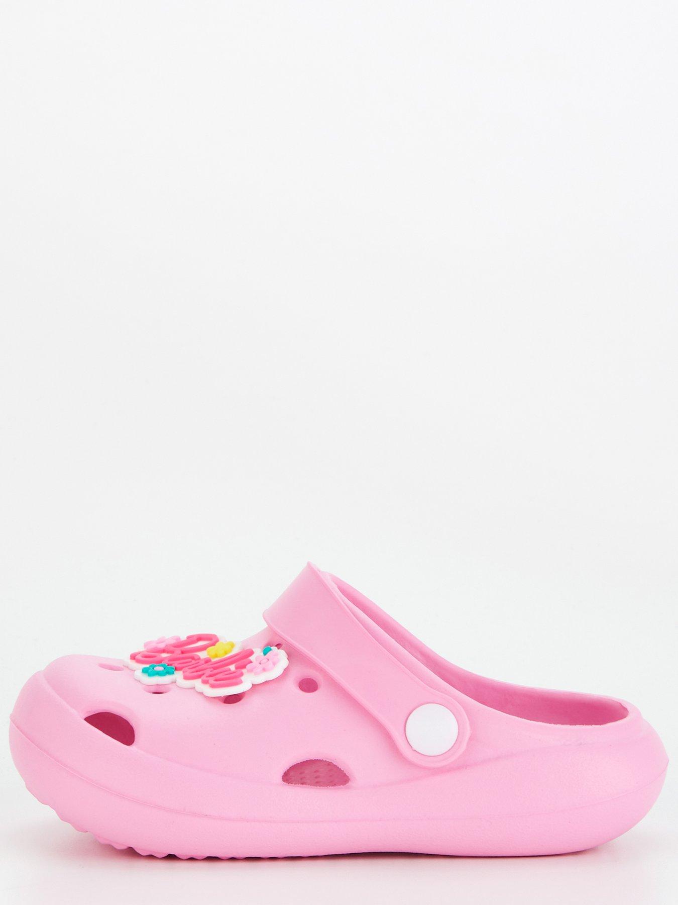  image of barbie-flower-clog-pink