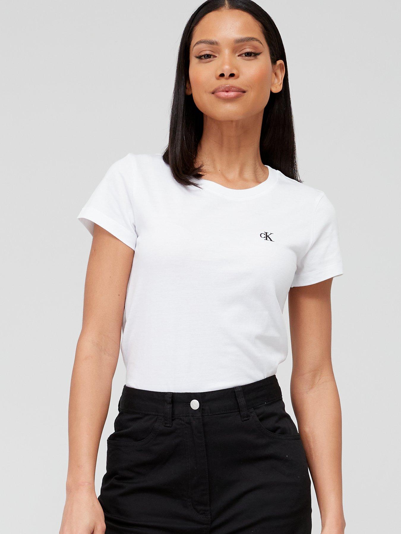 Calvin Klein Jeans Embroidered Logo Slim Fit T-Shirt