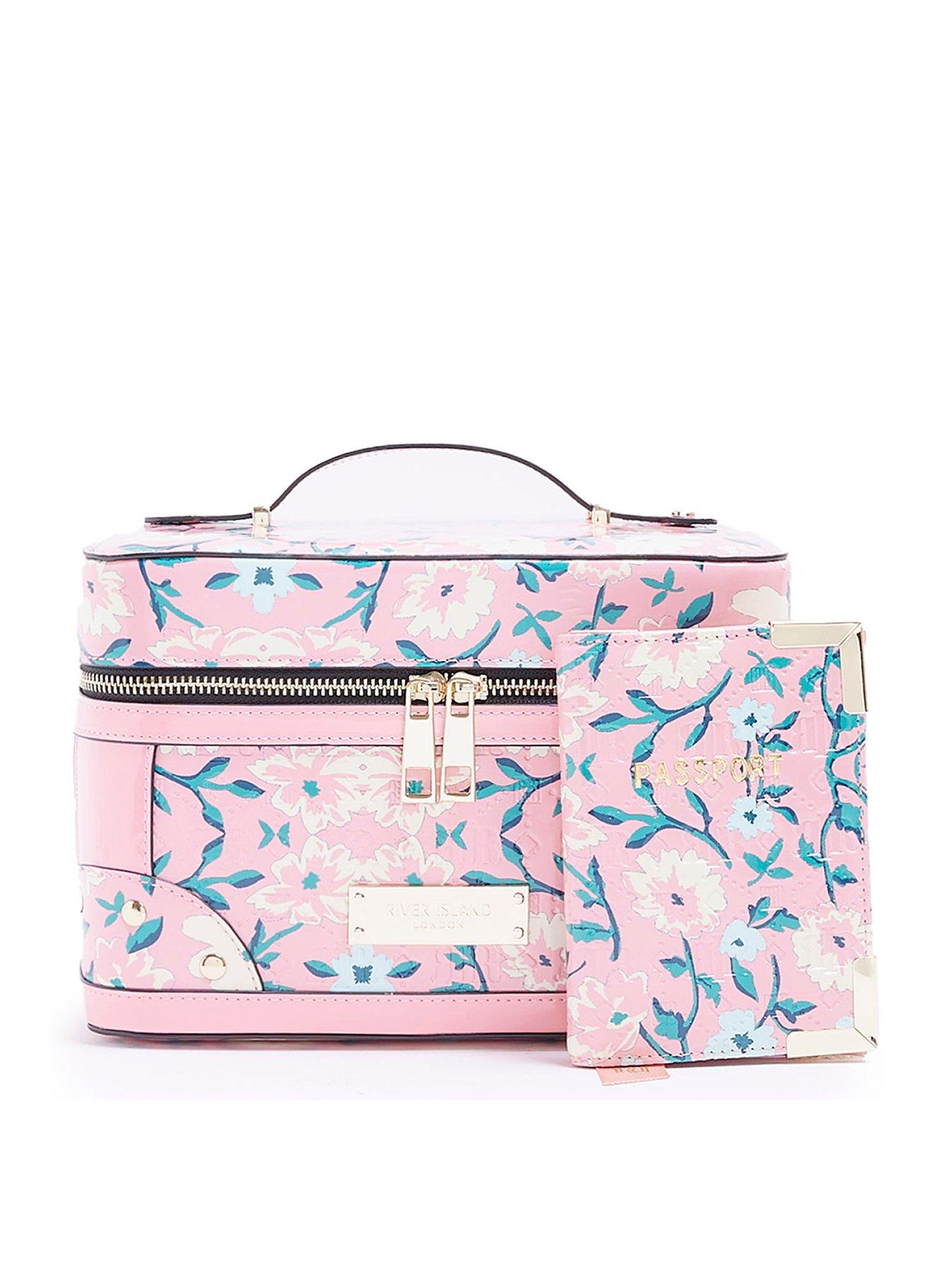  image of river-island-floral-print-travel-set