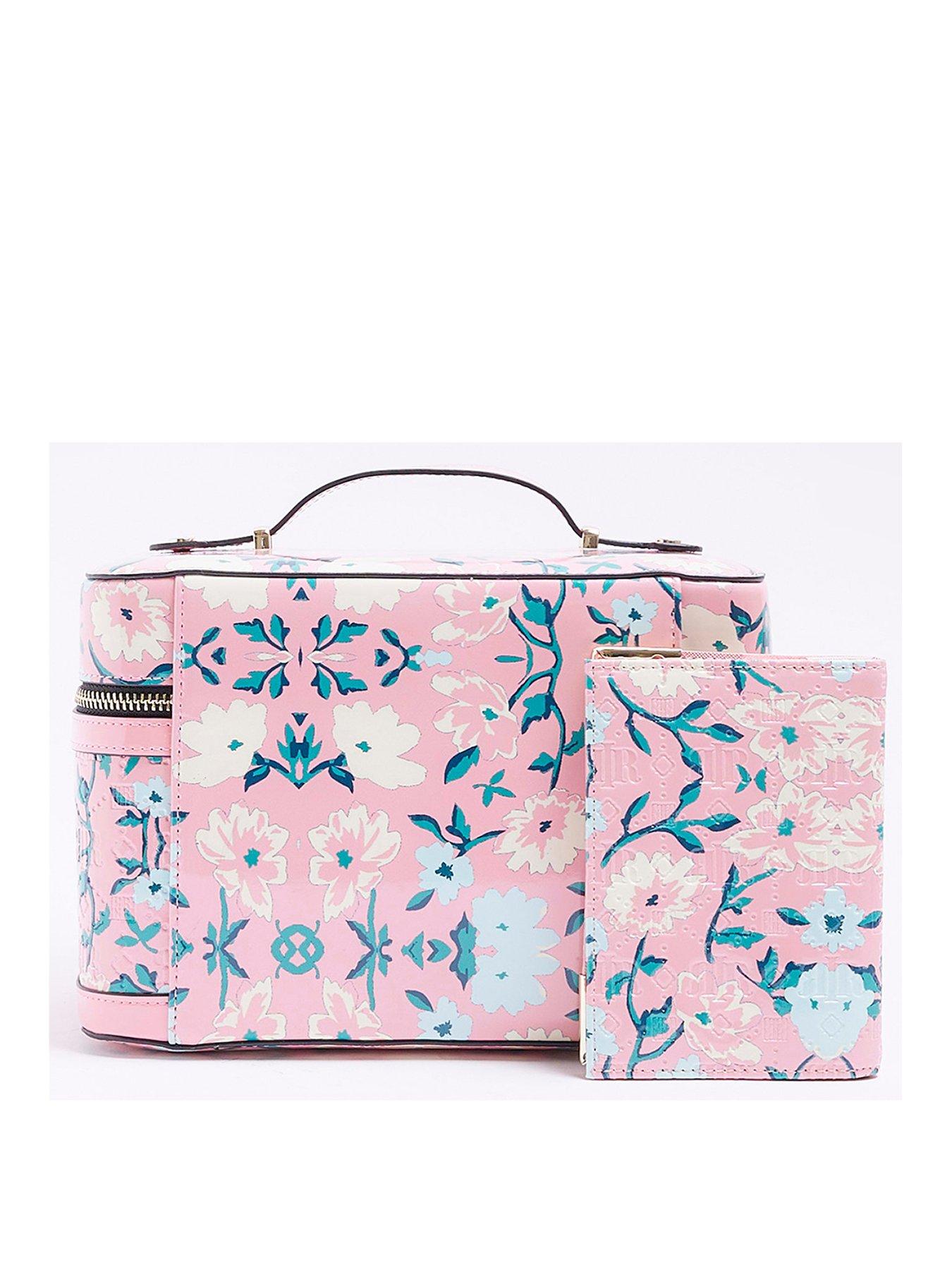  image of river-island-floral-print-travel-set