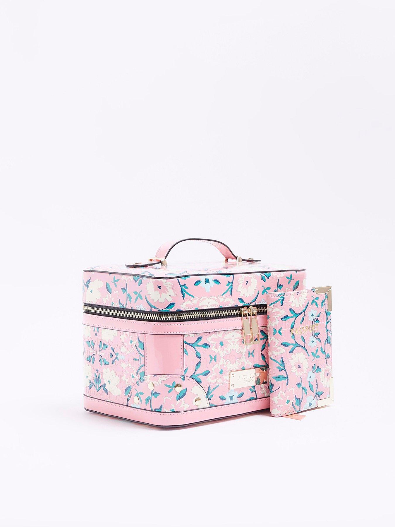  image of river-island-floral-print-travel-set