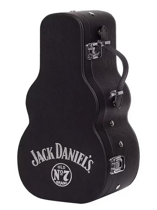 stillFront image of jack-daniels-old-no-7-whiskey-70cl-guitar-case-gift-set