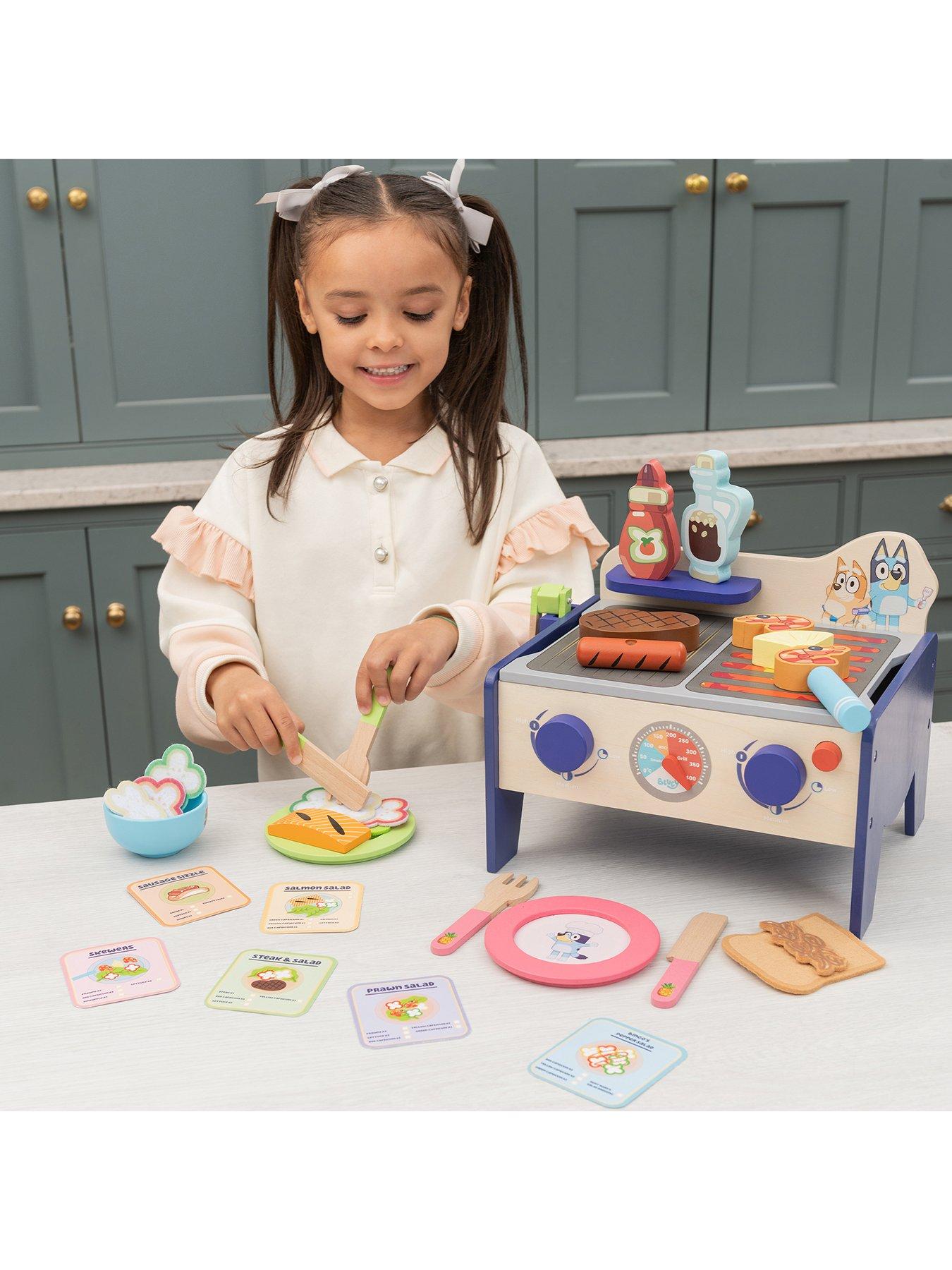 Bluey Wooden BBQ  &  Salad Set