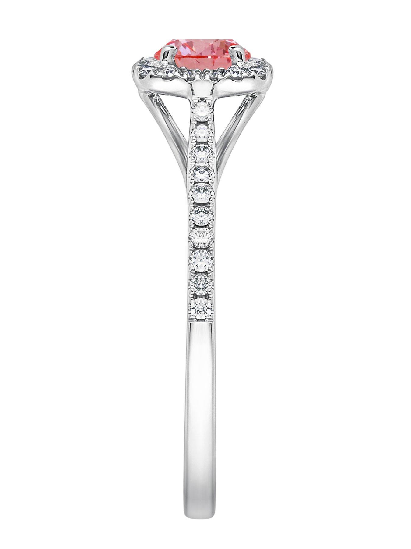  image of created-brilliance-cynthia-18ct-gold-070ct-lab-grown-pink-diamond-engagement-ring
