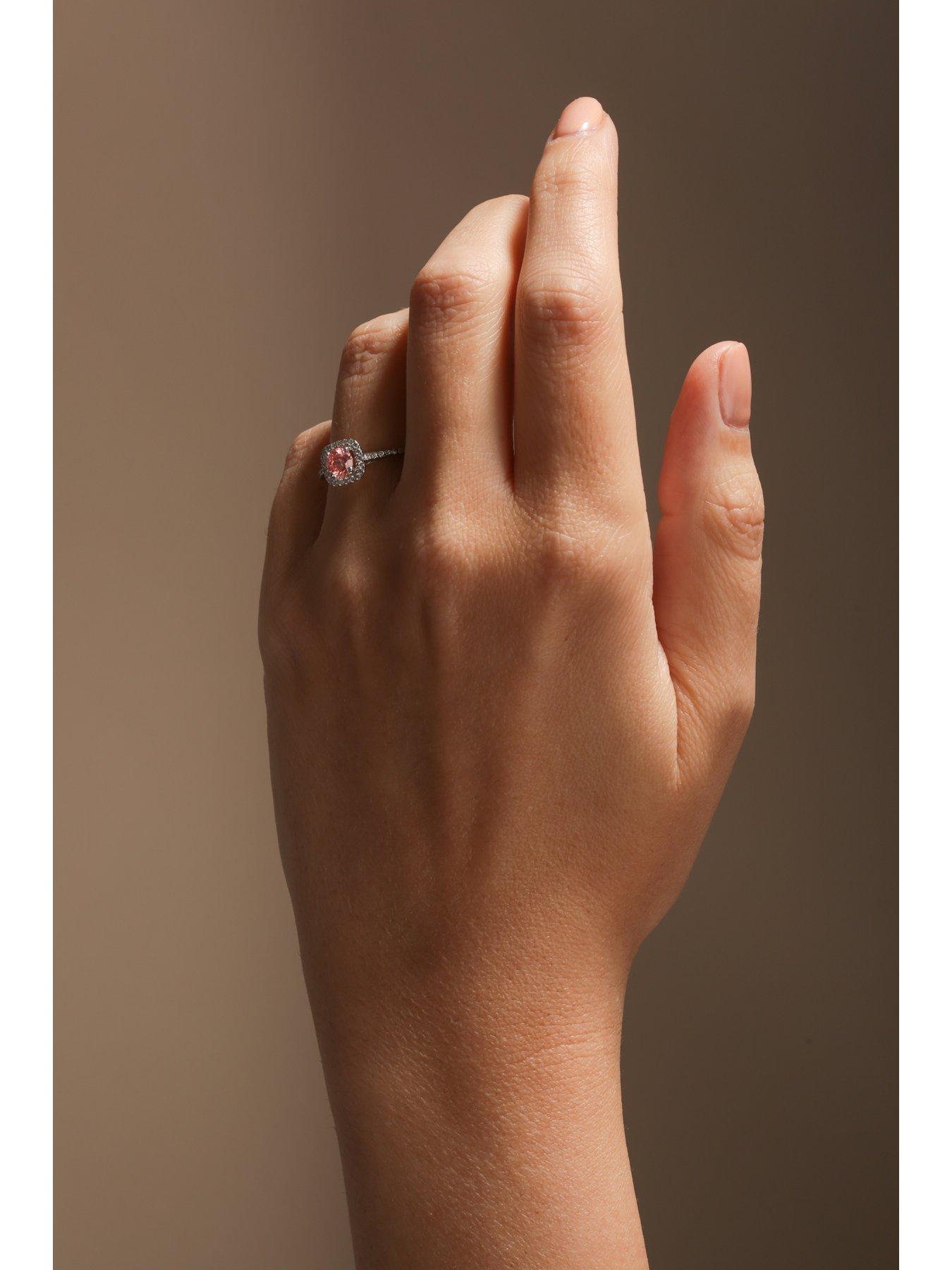  image of created-brilliance-cynthia-18ct-gold-070ct-lab-grown-pink-diamond-engagement-ring