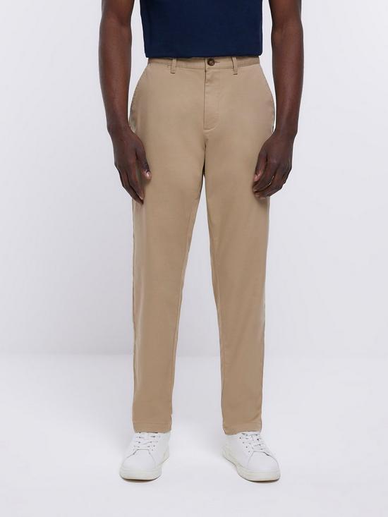 front image of river-island-casual-chino-swiss-we