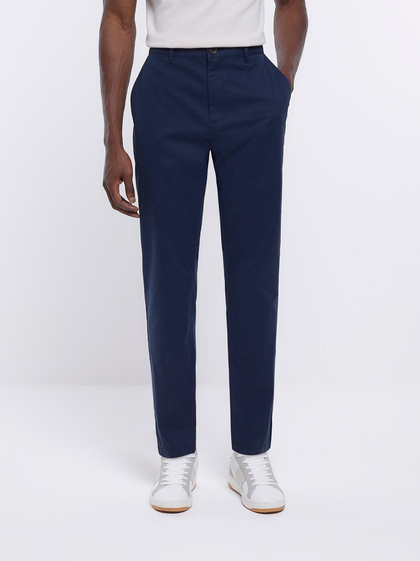 river-island-casual-chino-swiss-trousers-navy