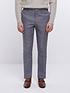  image of river-island-slim-fitnbsptexture-crinkle-suit-trousers-grey