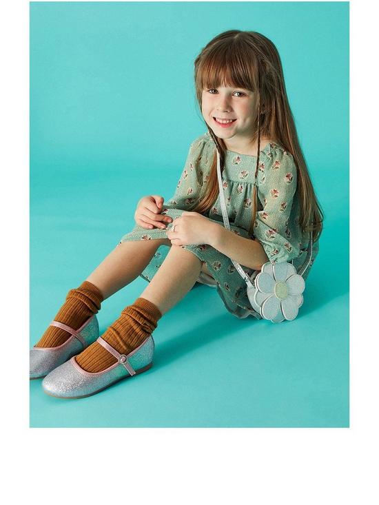 stillFront image of accessorize-girls-ombre-rainbow-ballerina-shoes-multi