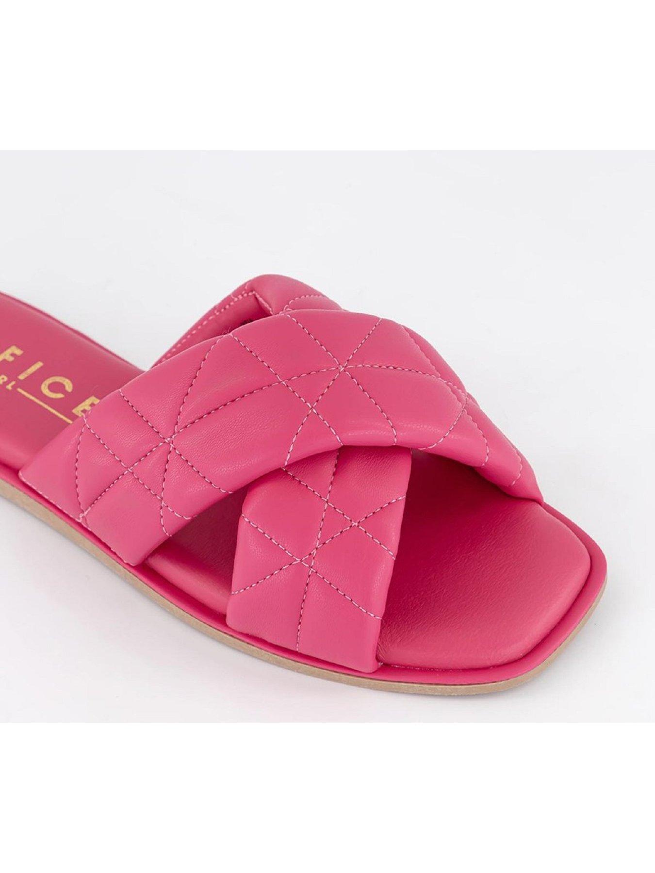 Office on sale pink sandals