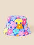  image of accessorize-girls-retro-floral-bucket-hat-multi