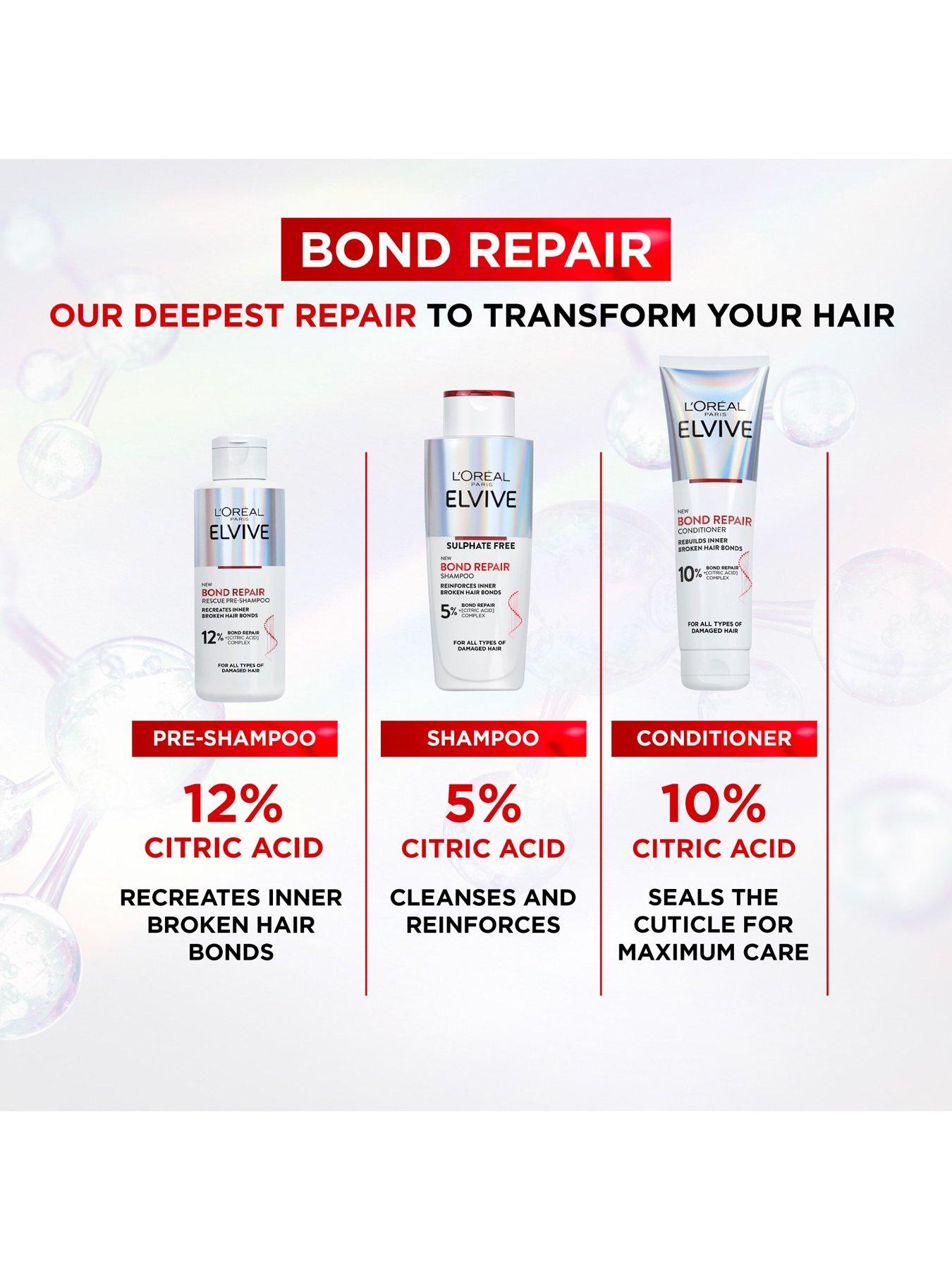 Image 5 of 6 of L'Oreal Paris Elvive Bond Repair Conditioner (150ml)