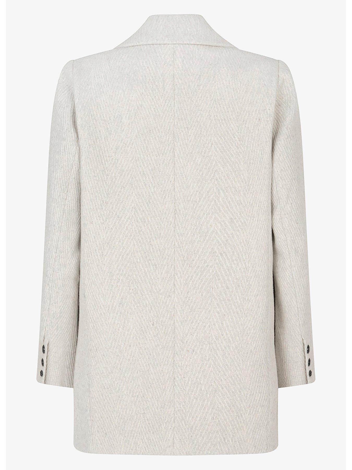  image of mint-velvet-textured-blazer-coat
